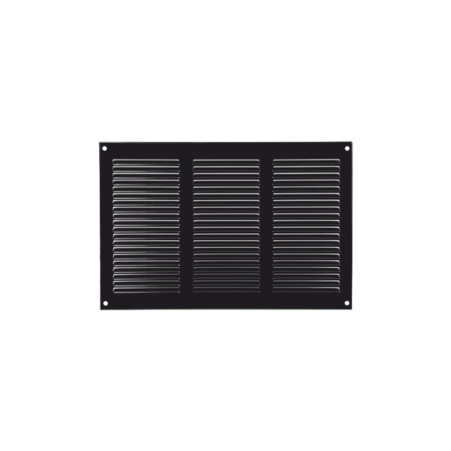 Περσίδα Εξαερισμού Μεταλλική 500Χ100 mm Μαύρο Εuroplast 5010