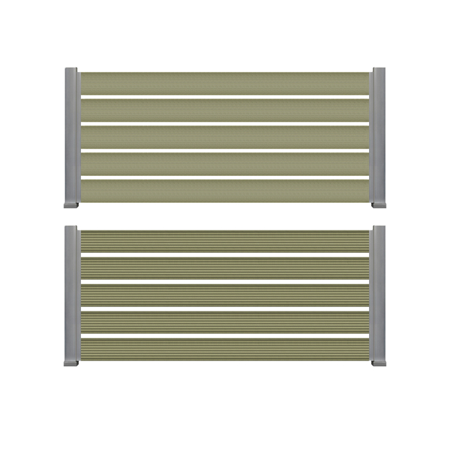 WPC ΠΕΡΙΦΡΑΞΗΣ 20/120mm OLIVE 50170 NewPlan