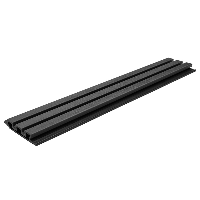 WPC PANEL 2ης ΓΕΝΙΑΣ ΜΕ 3D ΠΗΧΑΚΙΑ 25/147.5mm D.GREY 5570 NewPlan