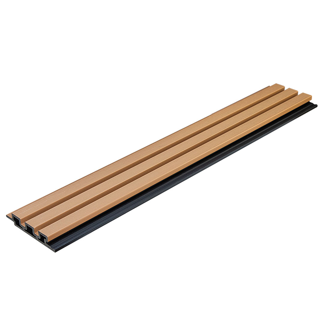 WPC PANEL 2ης ΓΕΝΙΑΣ ΜΕ 3D ΠΗΧΑΚΙΑ 25/147.5mm OAK 5580 NewPlan