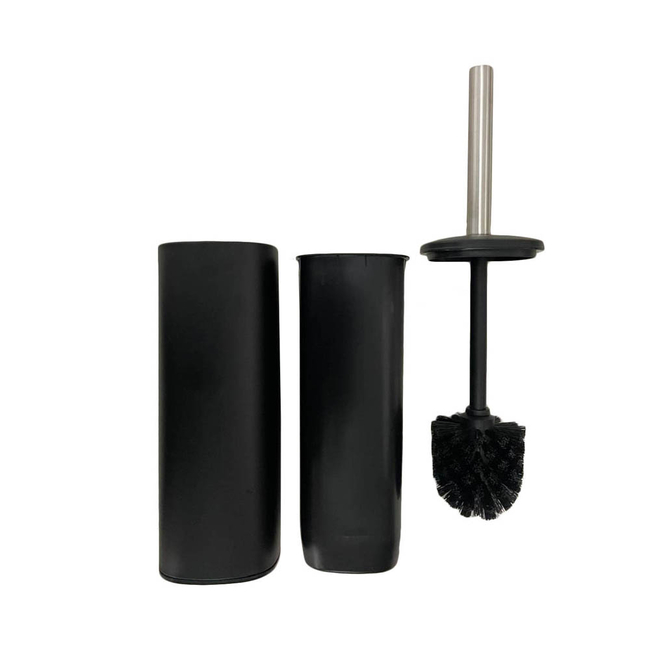 Matte Black Stainless Steel Bathroom Toilet Brush 824762