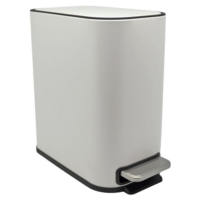 Καλάθι Μπάνιου Bello 5lt Soft Close Slim Λευκό Μάτ