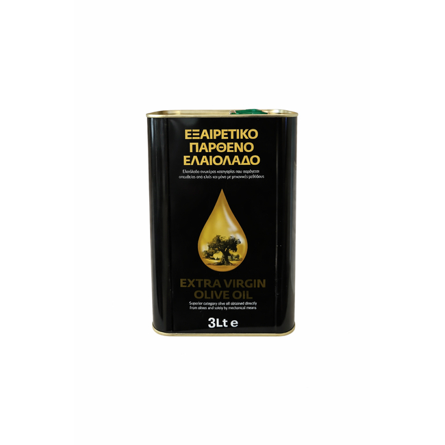 Metal Container - Oil Can 3Lt (With Plastic Cap)