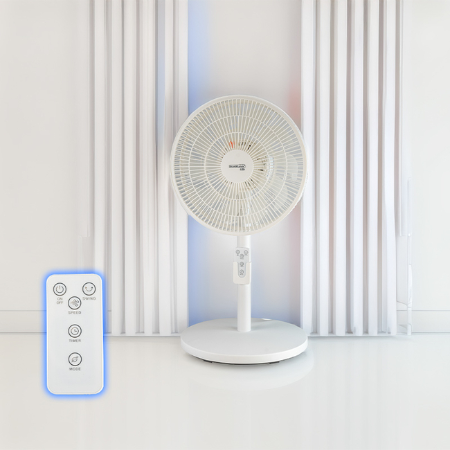Ανεμιστήρας Με Ορθοστάτη Λευκός BORMANN Φ30 45W