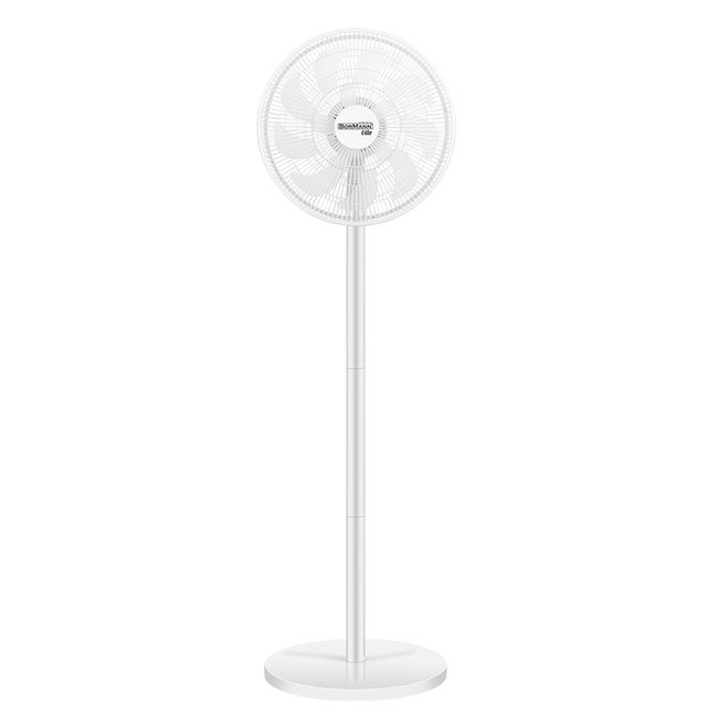 Ανεμιστήρας Με Ορθοστάτη Λευκός BORMANN Φ40 60W