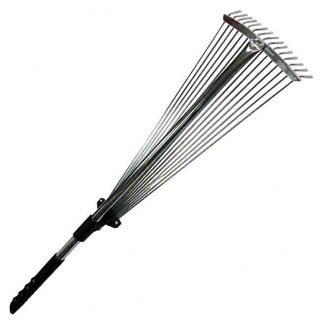 Metal Leaf Sweeper Adjustable 80cm ➡ 130cm