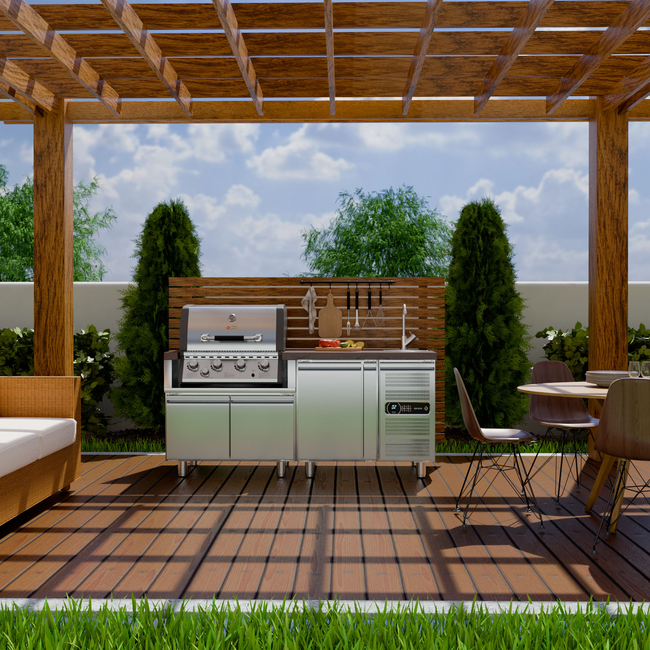 BBQ ΥΓΡΑΕΡΙΟΥ SEMI-PROF TGH-BI-M61 4+1