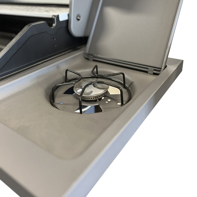 BBQ ΥΓΡΑΕΡΙΟΥ GS GRILL ELITE 4+1 ΙΝΟΧ - 14,5 kW