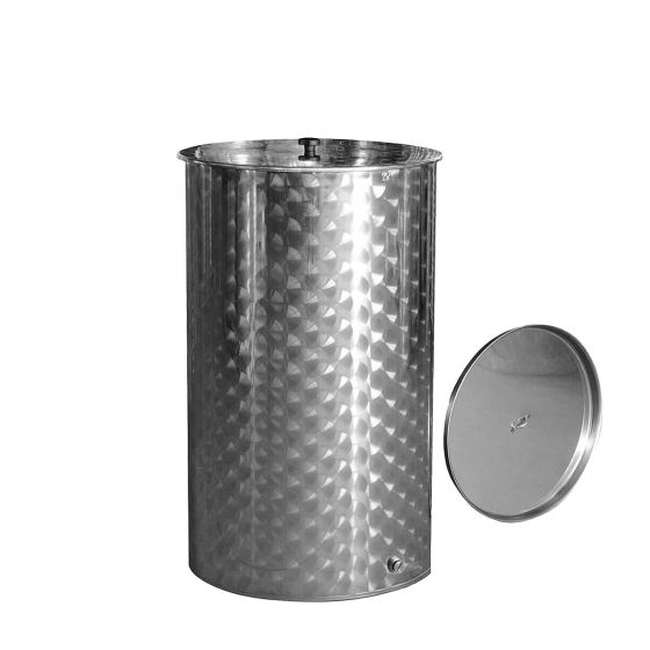 Δοχείο Inox Κρασιού/Λαδιού 150 L Ανοιχτού Τύπου