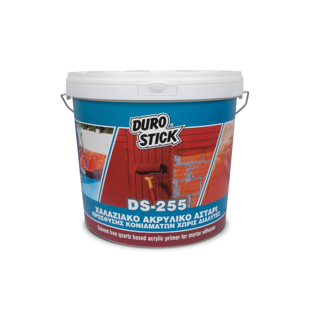 Xαλαζιακό Ακρυλικό Αστάρι Πρόσφυσης Κονιαμάτων, Χωρίς Διαλύτες DUROSTICK DS-255 1kg