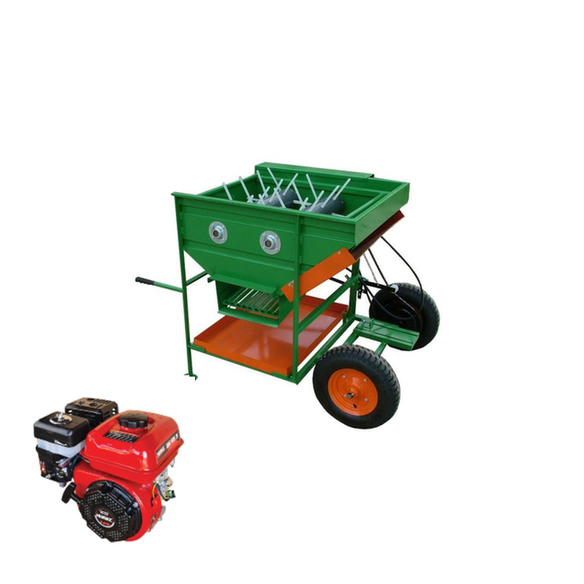 2-Cylinder Ground-Based Olive Harvester with 6.5HP Miyake Engine