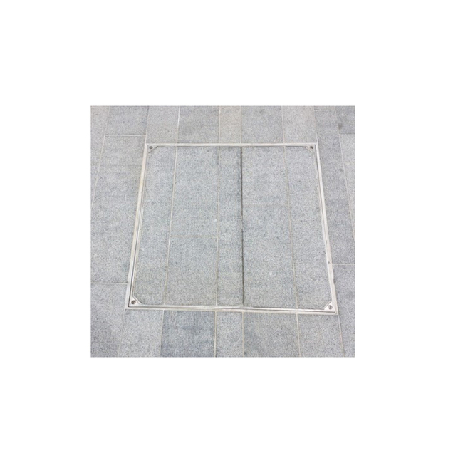 Επιγεμιζόμενο Κάλυμμα Φρεατίου Aλουμινίου DC-40 LIGHT LINE  300 X 300 mm