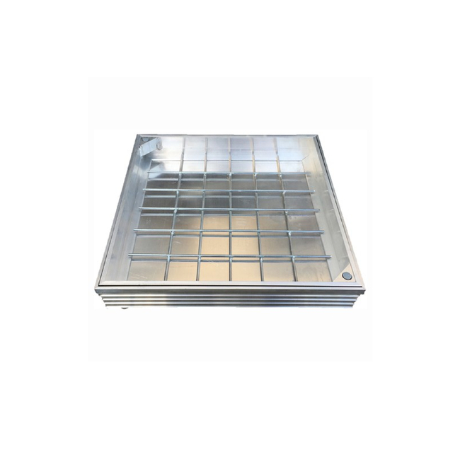 Επιγεμιζόμενο Κάλυμμα Φρεατίου Aλουμινίου DC-40 LIGHT LINE  300 X 300 mm