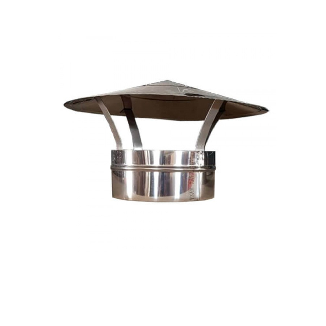 Κινέζικο Καπέλο Inox Για Καμινάδα Φ150 (Αρσενικό)