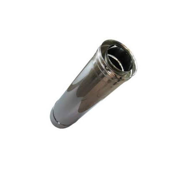 Καμινάδα Διπλού Τοιχώματος ΙΝΟΧ Φ250 - 300 100cm