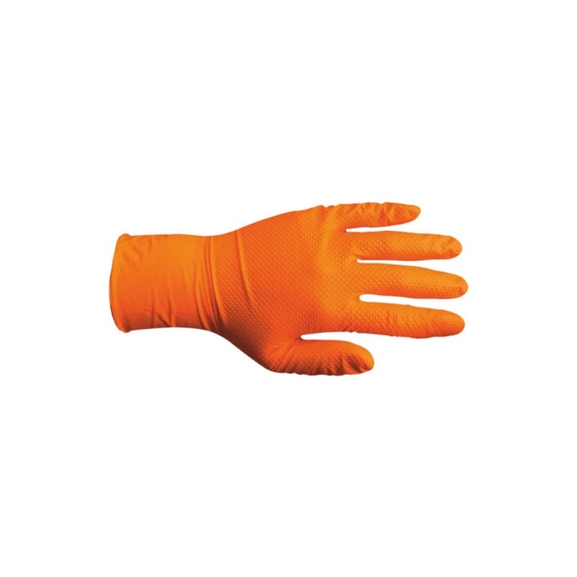Nitrile Gloves Orange FERRELI (Package 50PCS) LARGE