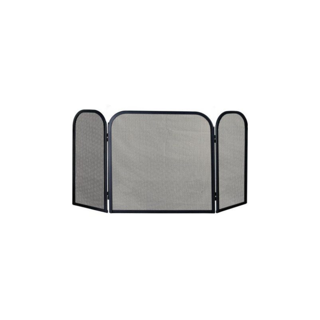 Κάλυψη Τζακιού Τρίφυλλη 90 x 51 cm Μαύρη