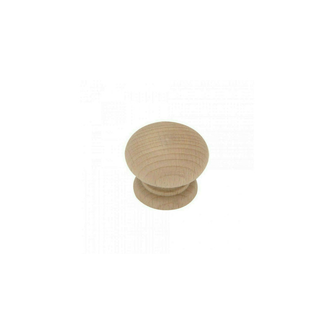Furniture Knob Natural Wood Φ30mm 3819