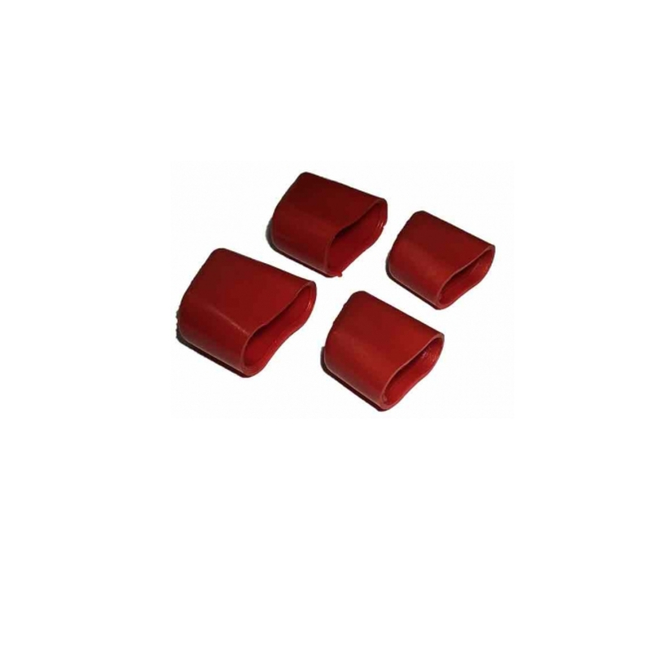PVC Stair Treads Oval Red (4 PCS)
