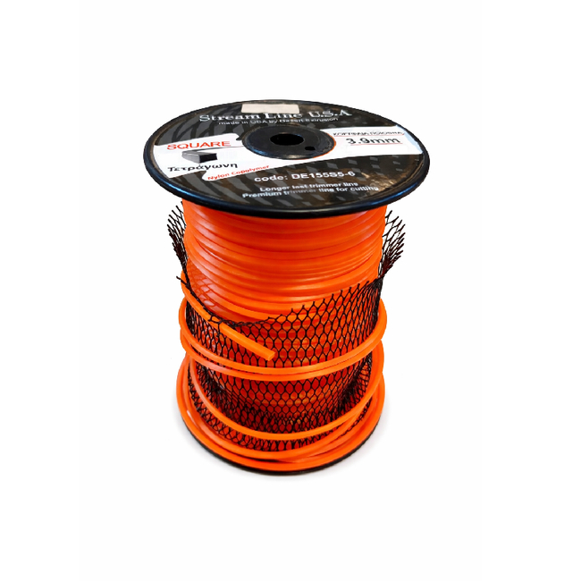 Μεσινέζα Καρούλι Πορτοκαλί Τετράγωνη 3,9mm DE155S5-6 STREAMLINE (ΤΙΜΗ ΜΕΤΡΟΥ)