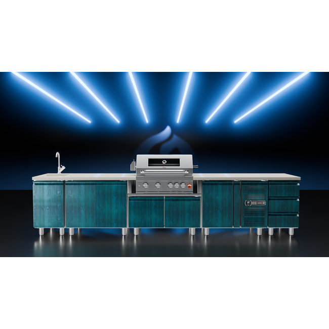 BBQ ΥΓΡΑΕΡΙΟΥ SEMI-PROF TGH-BI-B4-G 4+1 19,3kW