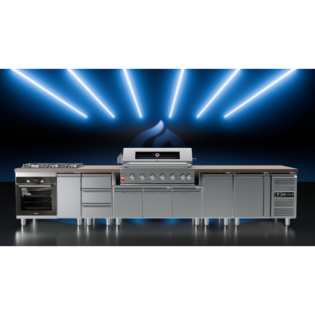 ΕΡΜΑΡΙΟ INOX BBQ TGH-B1-B8B-G ΜΕ ΠΟΡΤΕΣ