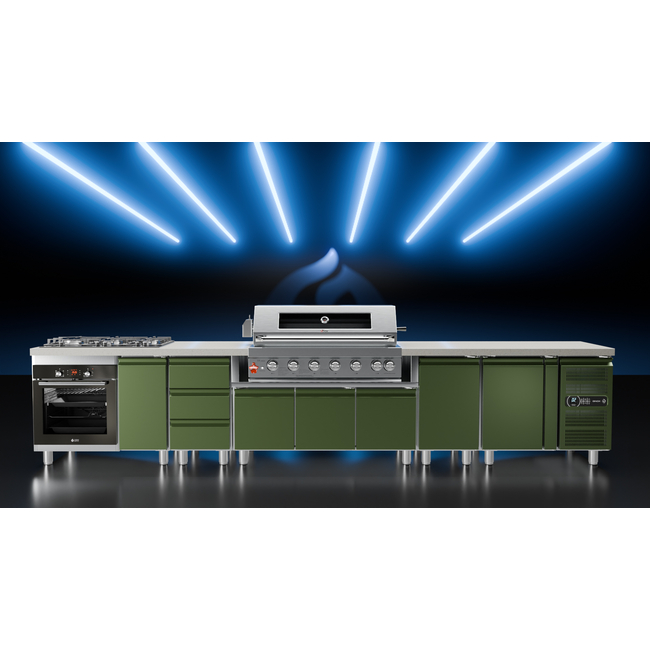 ΕΡΜΑΡΙΟ INOX BBQ TGH-B1-B8B-G ΜΕ ΠΟΡΤΕΣ