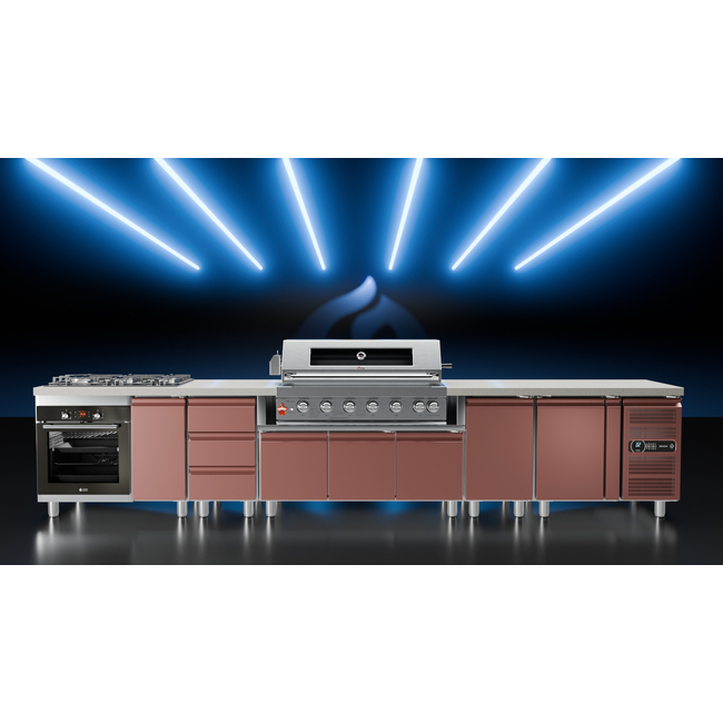 ΕΡΜΑΡΙΟ INOX BBQ TGH-B1-B8B-G ΜΕ ΠΟΡΤΕΣ