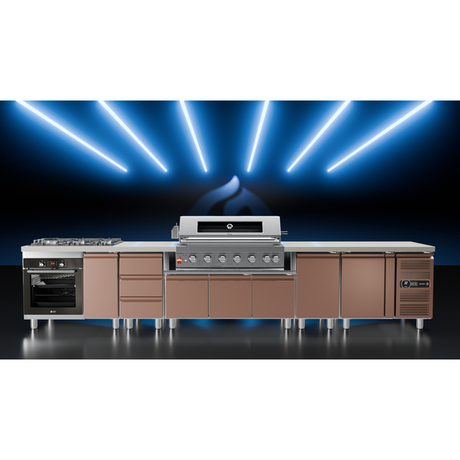 ΕΡΜΑΡΙΟ INOX BBQ TGH-B1-B8B-G ΜΕ ΠΟΡΤΕΣ