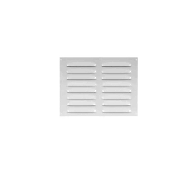 Metal Ventilation Louver 400X200 mm White