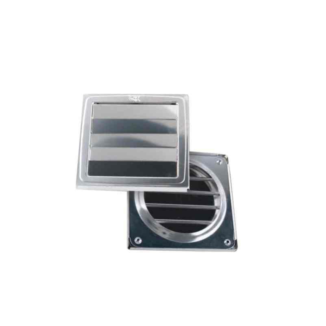 Metal Ventilation Louver 150X150 mm Stainless Steel