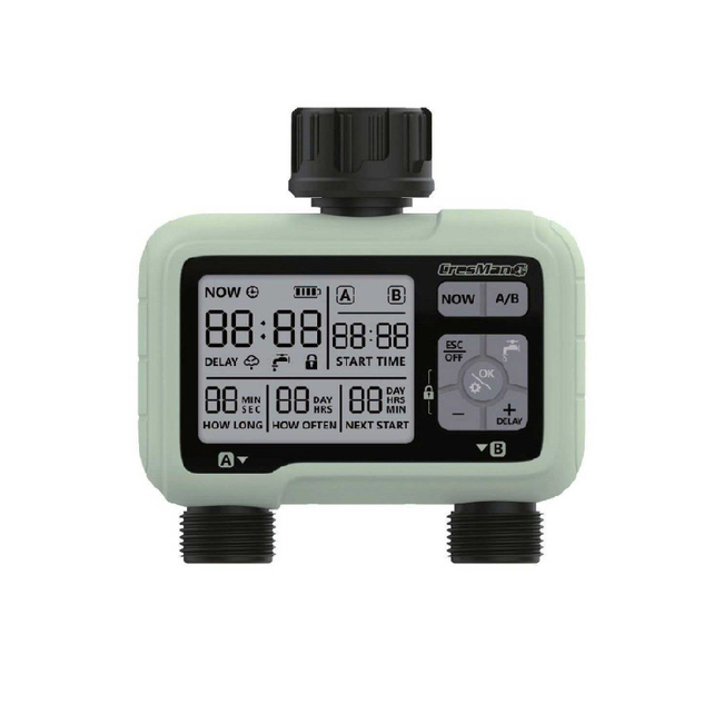 Προγραμματιστής Ποτίσματος Μπαταρίας 2 Εξόδων CRESMAN PK-88D