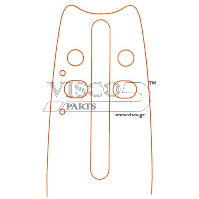 VISCO Λάμα Αλυσοπρίονου 25cm CARVING Για Αλυσίδα 1/4’’-(1.3mm)-60E