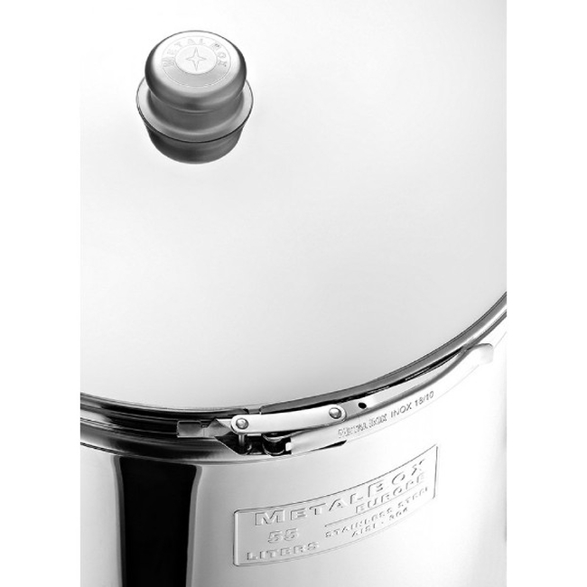 Δοχείο Inox Κρασιού/Λαδιού 100 L Ανοιχτού Τύπου METALBOX