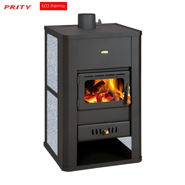 Ξυλόσομπα Με Boiler PRITY S3 W17 22 KW