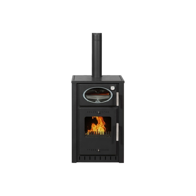 Ξυλόσομπα Αερόθερμη Με Φούρνο ALFATHERM ALB02-s 11 KW