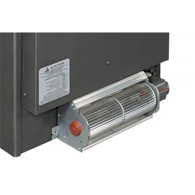 Ξυλόσομπα Αερόθερμη Με Φούρνο ALFATHERM ALB02-s 11 KW
