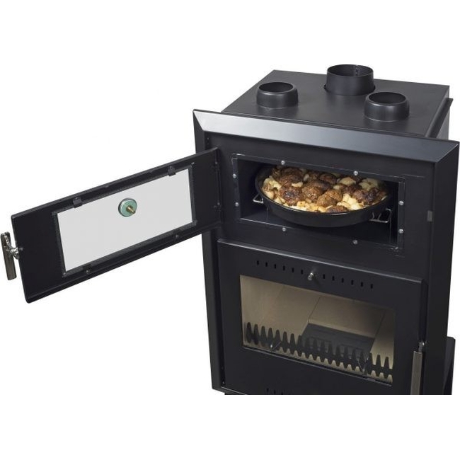 Ενεργειακό Τζάκι Αερόθερμο Με Φούρνο 11KW ALFATHERM A04f