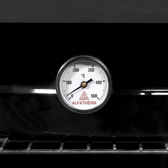 Ενεργειακό Τζάκι Αερόθερμο Με Φούρνο 11KW ALFATHERM A04f