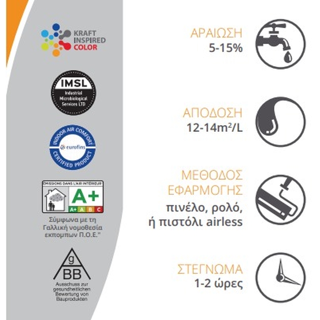 Πλαστικό Χρώμα Master- Kraft Paints 0.375L