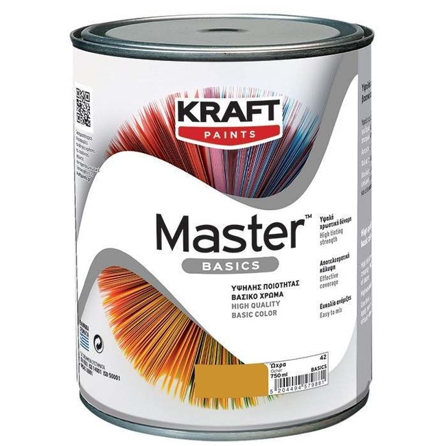 Χρώμα Master Basics - Kraft Paints "Ώχρα" 0.18L