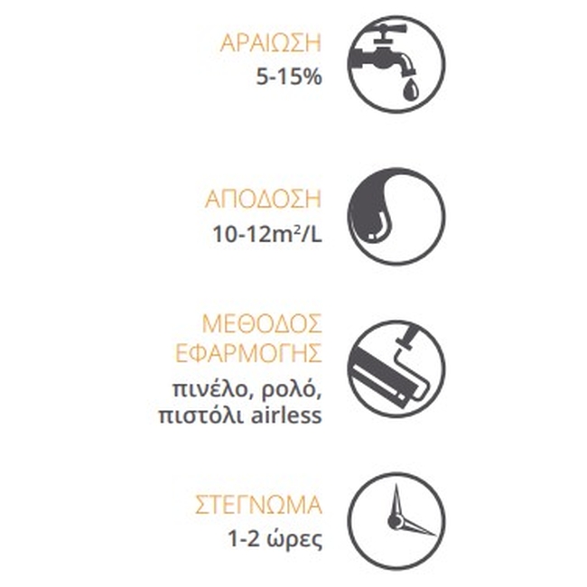 Χρώμα Master Basics - Kraft Paints "Ώχρα" 0.18L