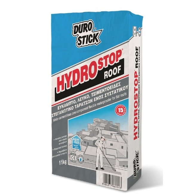  Τσιμεντοειδές Στεγανωτικό Ταρατσών Hydrostop Roof Durostick 11kg