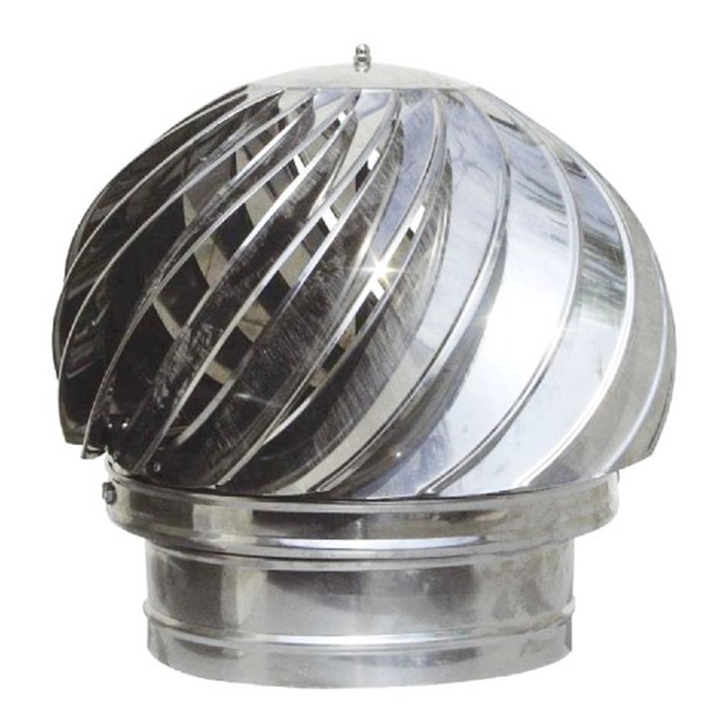 Καπέλο Για Καμινάδα Περιστρεφόμενο Inox Φ250