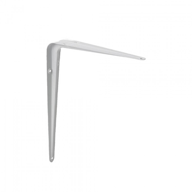 Λευκή Γωνία Στήριξης Ραφιών 100x125mm