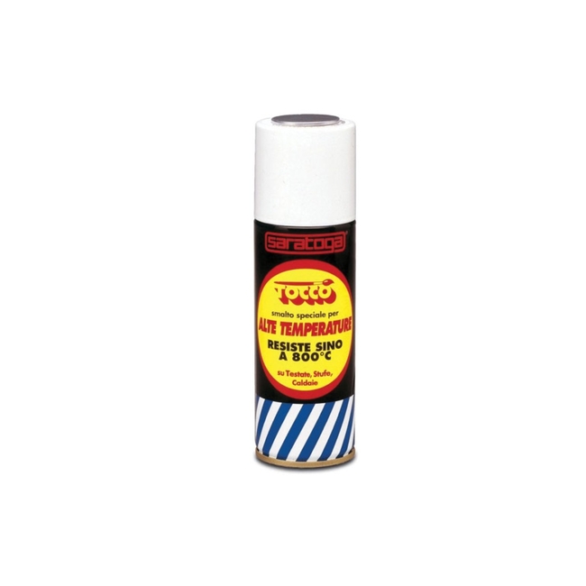 Σπρέι Υψηλής Θερμοκρασίας TOCCO 800°C SARATOGA Μαύρο 200ml