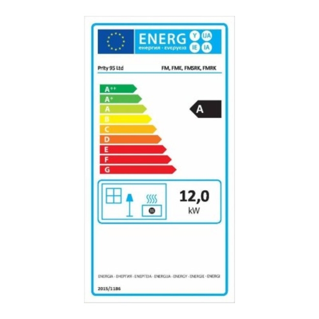 Ξυλόσομπα PRITY FM Με Φούρνο 12KW