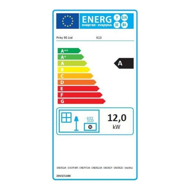 Ξυλόσομπα PRITY K13 12KW
