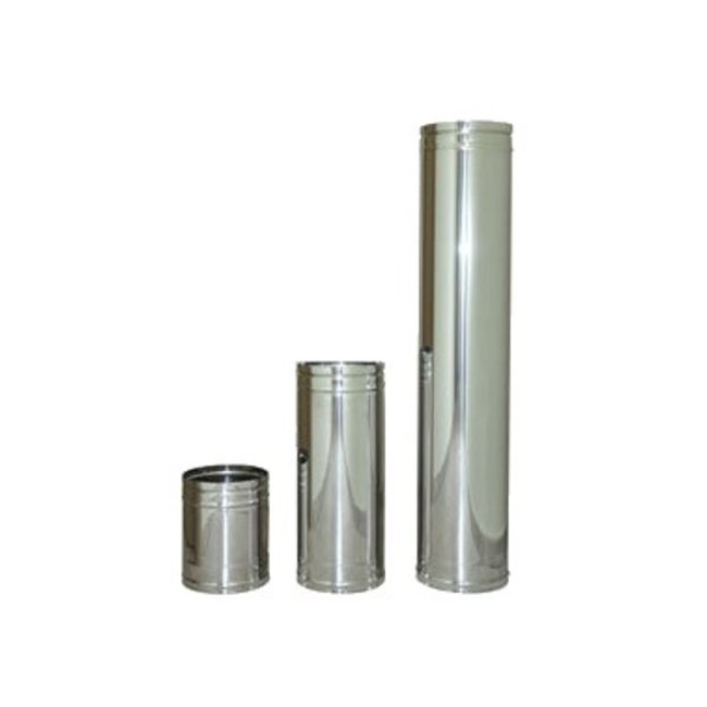 Καμινάδα - Μπουρί Inox Φ180 100cm