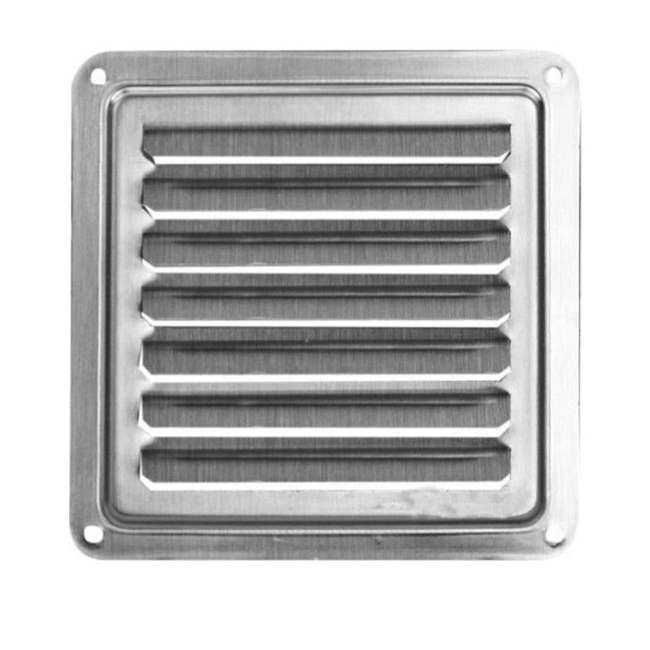 Περσίδα Εξαερισμού Μεταλλική 140Χ140 mm Inox